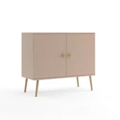 Komody dla dzieci - Komoda Beige Harmony 2 - beżowa - miniaturka - grafika 1