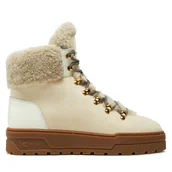 Botki damskie - Botki Pollini SA21254H0LTOA10A Écru - miniaturka - grafika 1