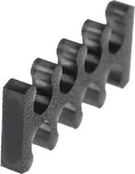 Maskownice do kabli - Organizer Alphacool Grzebień Czarny 4 sztuki 1013638 - miniaturka - grafika 1