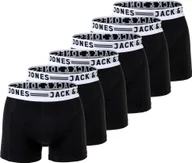 Majtki męskie - JACK&JONES bokserki męskie, zestaw 6 sztuk - SENSE TRUNKS, elastyczna bawełna czarny/biały L - miniaturka - grafika 1