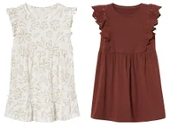 Sukienki i spódniczki dla dziewczynek - lupilu® Sukienka dziecięca z bawełny - miniaturka - grafika 1