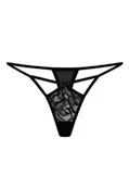 Majtki damskie - Seksowne stringi paski majtki damskie Jasmine czarne, Teyli - miniaturka - grafika 1