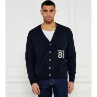 Swetry męskie - Guess Jeans Kardigan CARDI Regular Fit - miniaturka - grafika 1