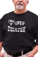 Dzień Babci i Dzień Dziadka - Koszulka z nadrukiem dla Dziadka " Super Dziadek " - miniaturka - grafika 1