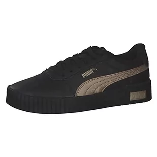 PUMA Damskie trampki Carina 2.0 Space Metallics, Puma Black Puma Gold, 37.5 EU - Trampki damskie - miniaturka - grafika 1
