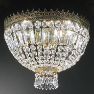 Lampy sufitowe - Kryształowa lampa sufitowa CUPOLA 40 cm - miniaturka - grafika 1
