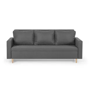 Kanapa sofa 3 osobowa z funkcją spania KEN jasno szara - Sofy i kanapy - miniaturka - grafika 1