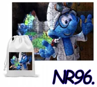 Puzzle - Puzzle 120El. Układanka Prezent Smerfy Smerf Ważniak + Woreczek Z Nadrukiem - miniaturka - grafika 1