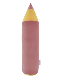 Poduszka Kredka Velvet DUSTY PINK - Kołdry i poduszki dla dzieci - miniaturka - grafika 1