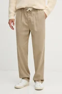 Spodnie męskie - Pepe Jeans spodnie męskie kolor beżowy proste PM2100005 - miniaturka - grafika 1