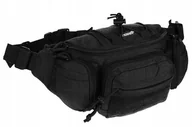 Nerki - Nerka Torba Biodrowa na Pas MOLLE Saszetka męska Texar Hip Bag - Czarna - miniaturka - grafika 1