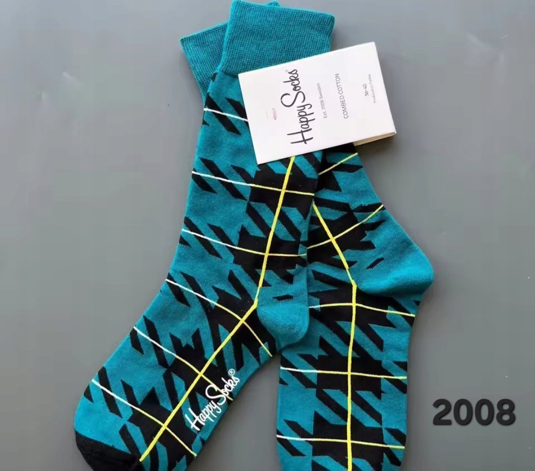 Kolorowe skarpety Happy Socks unisex rozmiar 36-40 (2008)