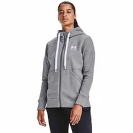 Bluzy sportowe damskie - Bluza damska Under Armour Rival Fleece FZ Hoodie - miniaturka - grafika 1