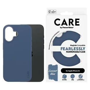 CARE by PanzerGlass Fashion Case iPhone 16 6.1" niebieski/blue MagSafe 1381 - Etui i futerały do telefonów - miniaturka - grafika 1