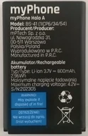 Baterie do telefonów - Oryginalna bateria mptech BS-41 do myphone Halo A, Halo A+ 800mAh - miniaturka - grafika 1