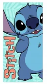 Okrycia kąpielowe dla dzieci - RĘCZNIK szybkoschnący LILO AND STITCH 70x140 cm STICH - miniaturka - grafika 1