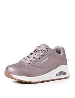 Sneakersy damskie - SKECHERS damskie buty typu sneaker UNO Rose Bold - srebrny - 35 EU - grafika 1