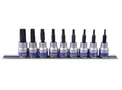 Zestawy narzędziowe - KING TONY Zestaw nasadek 3149PR8, 3/8", TORX 5-ramiennych, IPR10-IPR50 - miniaturka - grafika 1