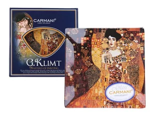 Talerz dekoracyjny - G. Klimt, Adela 13x13cm - Tace i patery - miniaturka - grafika 1