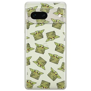 ERT GROUP etui na telefon Google PIXEL 7, case oryginalny i oficjalnie licencjonowany przez Star Wars, wzór Baby Yoda 008, optymalnie dopasowane, plecki z TPU częściowo przeźroczyste - Etui i futerały do telefonów - miniaturka - grafika 1