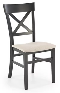 Krzesło czarne drewniane TUTTI 2 miękkie siedzisko tap: Inari 22 - Krzesła Krzesło czarne drewniane TUTTI 2 miękkie siedzisko tap: Inari 22 - Krzesła - miniaturka - grafika 1