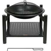 Paleniska ogrodowe - PALENISKO STALOWE DREWUTNIA 58X58X55CM - miniaturka - grafika 1