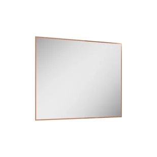 Lustro łazienkowe led barwa neutralna prostokątne 100x80 cm Elita Sharon Square różowe złoto RE061003015450 - Lustra - miniaturka - grafika 1
