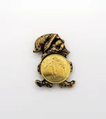 Figurki dla dzieci - Krasnal z groszem do portfela na szczęście - miniaturka - grafika 1