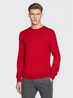 Swetry męskie - Polo Ralph Lauren Sweter 710876846009 Czerwony Slim Fit - miniaturka - grafika 1