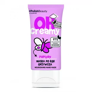 Flos-Lek Floslek Oh Creamy Odżywcza Maska do rąk Peptydy 50ml - Kremy i maski do rąk - miniaturka - grafika 1