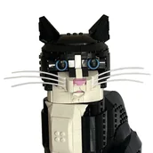 Klocki - Białe Kocie Wąsy do LEGO ideas 21349 – Idealne Uzupełnienie Twojego Kota - miniaturka - grafika 1