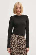 Bluzki damskie - Calvin Klein longsleeve damski kolor czarny K20K207745 - miniaturka - grafika 1