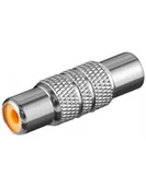 Złącza, przejściówki, adaptery - Wentronic Adapter metalowe cinch Kupplung auf Cinch Kupplung - miniaturka - grafika 1