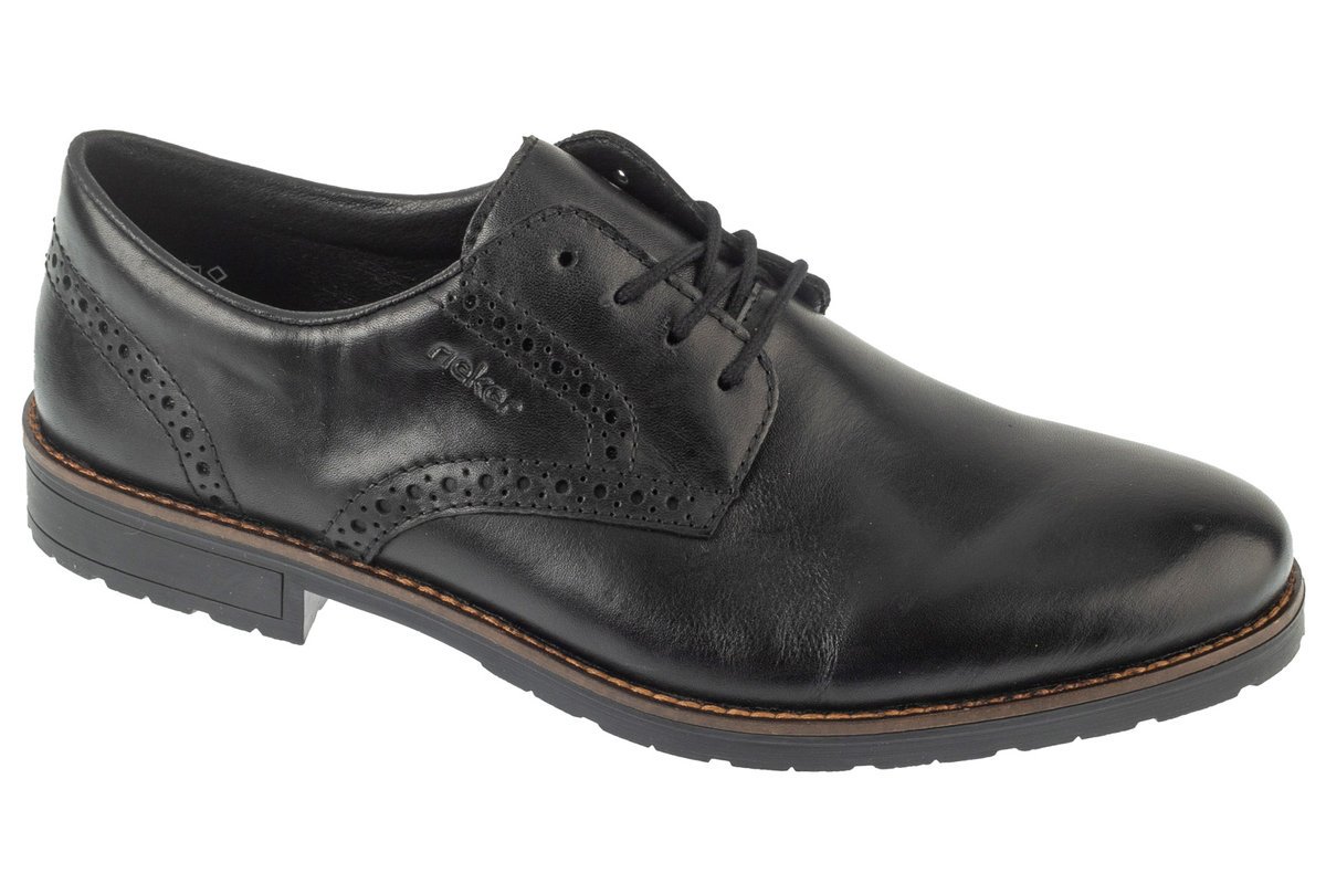 Rieker Shoes 14642-00, Męskie, półbuty, Czarne