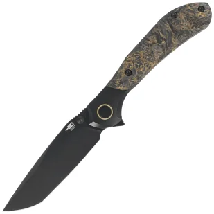 Nóż składany Bestech Constellation Black Titanium/Dark Matter Gold FatCarbon, Black PVD MagnaCut by Munko Knives (BT2501C) - Noże - miniaturka - grafika 1