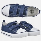 Buty dla dziewczynek - TRAMPKI DZIECIĘCE BIG STAR NA RZEP WYGODNE KAPCIE SZKOLNE OO374010 AW24 - miniaturka - grafika 1