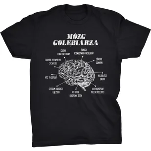 Koszulka T-shirt Mózg Gołębiarza Śmieszny Prezent na Święta Urodziny - Koszulki męskie - miniaturka - grafika 1