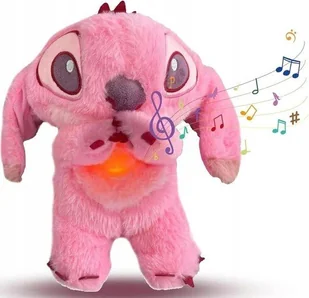 Stitch Oddychający Pluszak Różowy Miś Kojący Sen dla dzieci - Zabawki sensoryczne - miniaturka - grafika 1