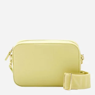Torebka crossbody damska ze skóry naturalnej Coccinelle Tebe E5MN555I101-G61  Cytrynowa (8059978591609) - Torebki damskie - miniaturka - grafika 1