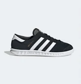 Sneakersy damskie - Buty młodzieżowe czarne Sneakersy Adidas Hamburg J H06605 r. 38 - miniaturka - grafika 1