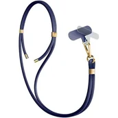 Pozostałe akcesoria do telefonów - Smycz do telefonu 3MK EasyClip Elite Granatowy - miniaturka - grafika 1