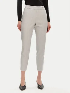 Vila Chinosy Varone 14087406 Szary Slim Fit - Spodnie damskie - miniaturka - grafika 1