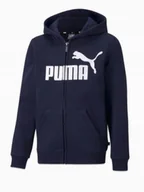 Bluzy dla dziewczynek - Bluza Dziecięca Puma 586967-06 Z Kapturem 128 - miniaturka - grafika 1