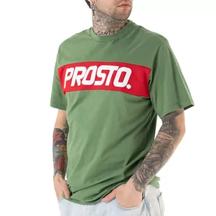 Koszulka Prosto Klassio KL232MTEE1184 - zielona - Koszulki sportowe męskie - miniaturka - grafika 1