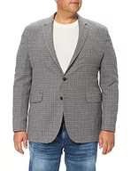 Kurtki męskie - Hackett London Męska kurtka Wl Grey/Blue Gunclub, 9Bfgrey/granatowy, 36 - miniaturka - grafika 1