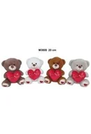 Maskotki i pluszaki - Miś z sercem 20cm MIX - miniaturka - grafika 1