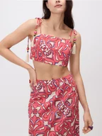 Koszulki i topy damskie - Reserved - Wzorzysty top - wielobarwny - miniaturka - grafika 1