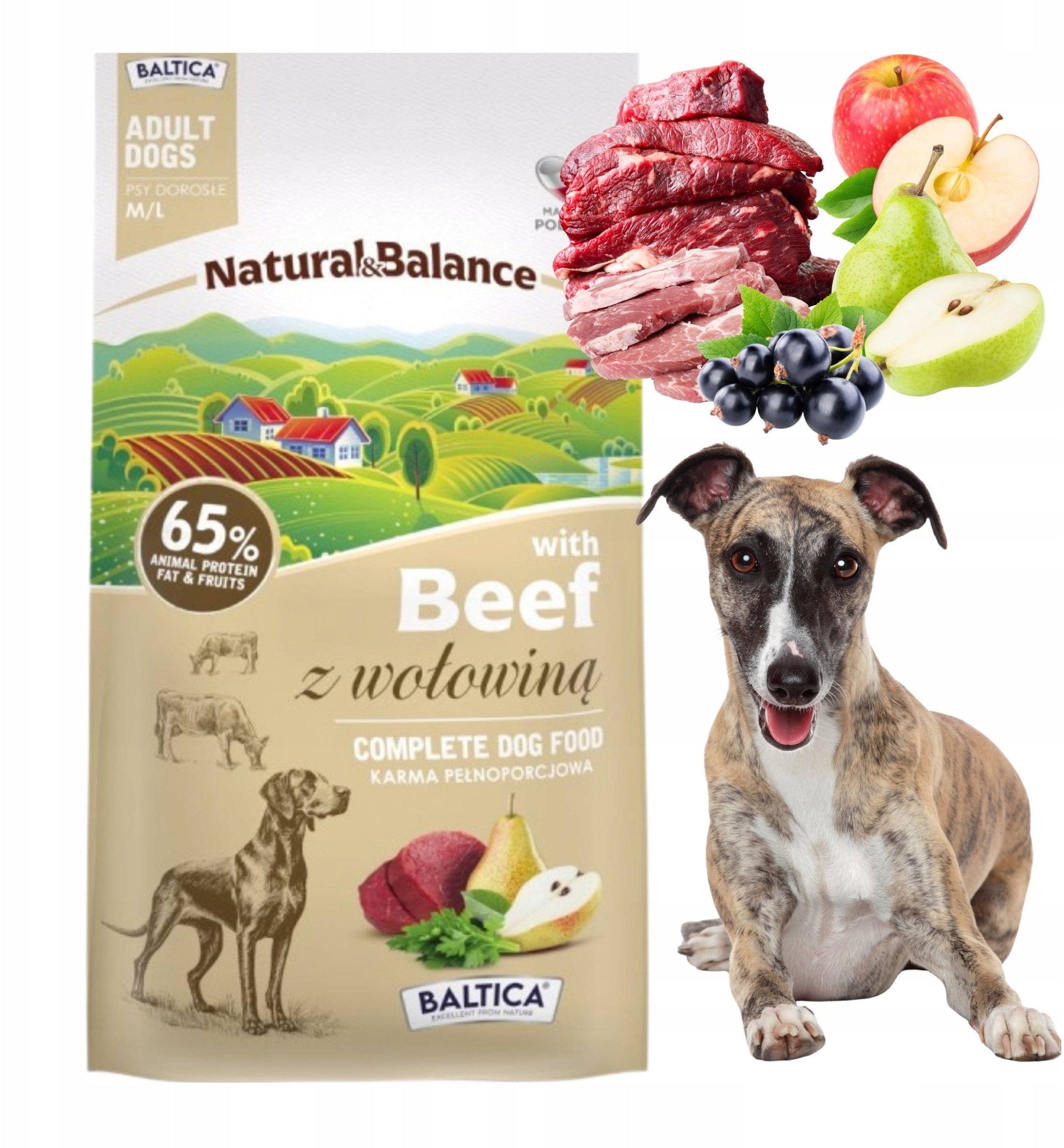 Baltica BALTICA NATURAL&BALANCE* Wołowina M/L 3kg