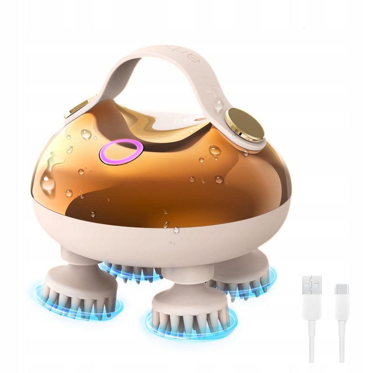 Masażer głowy szyi elektryczny bezprzewodowy wodoodporny Arboleaf