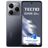 Telefony komórkowe - Tecno Spark 20 Pro 12/256GB Czarny - miniaturka - grafika 1